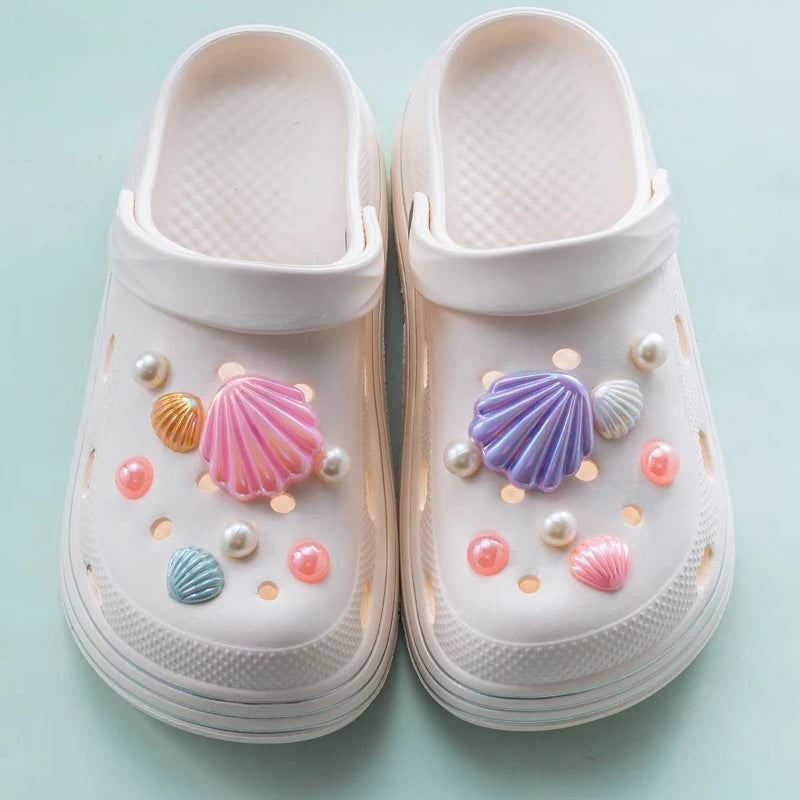 Shell Shoe Charms