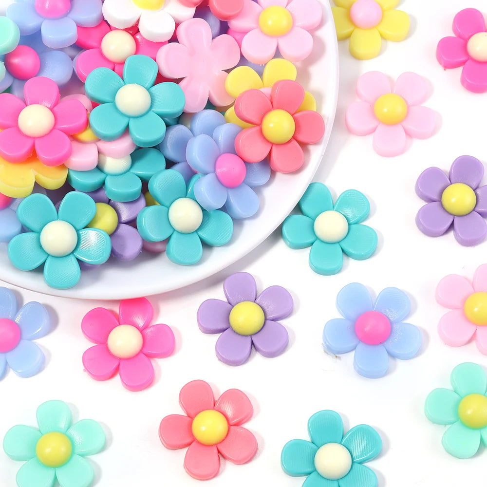 Bubble Flowers Shoe Charms