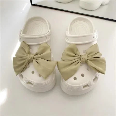 Bow-Knot Shoe Charms