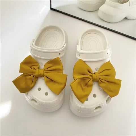 Bow-Knot Shoe Charms