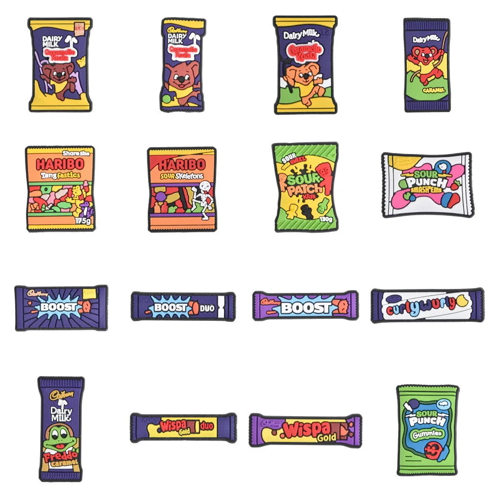 UK Snacks Shoe Charms