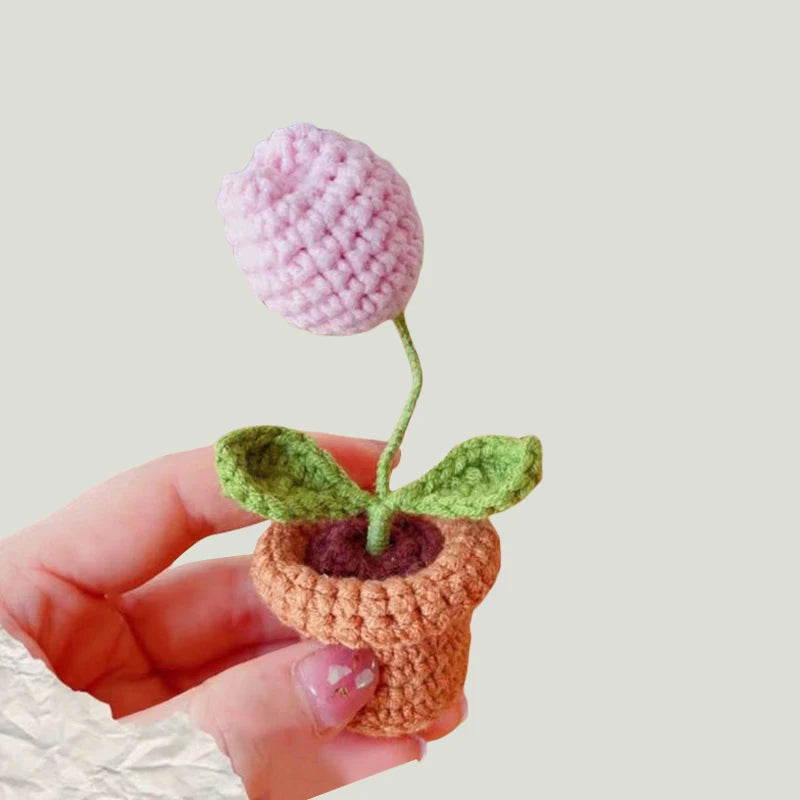 DIY Handwoven Flowerpots