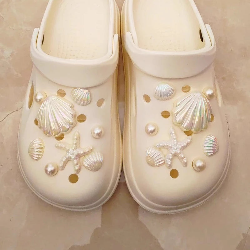 Shell Shoe Charms