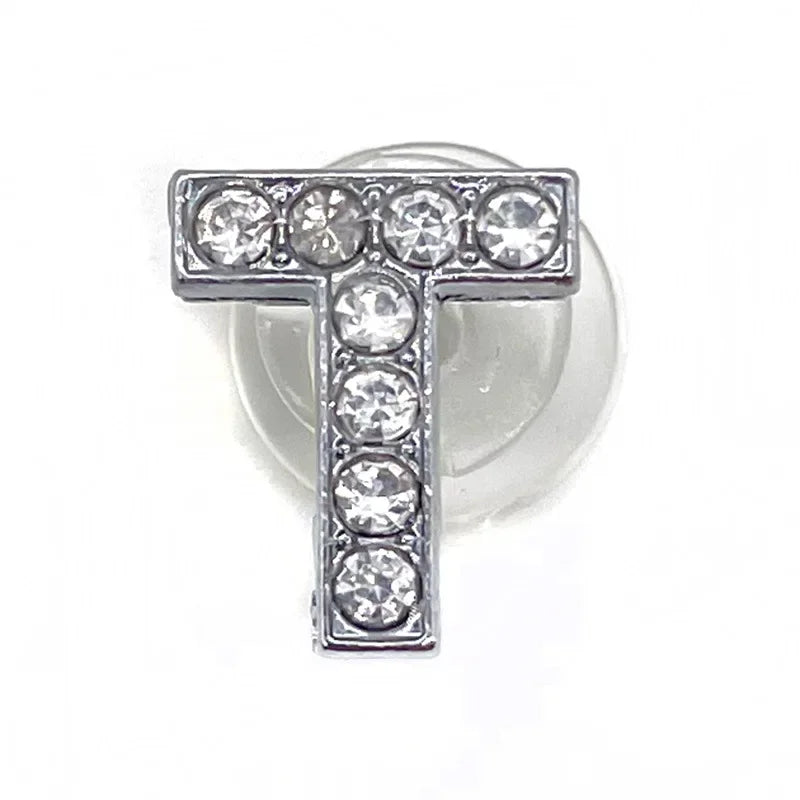 Rhinestones Letters Shoe Charms
