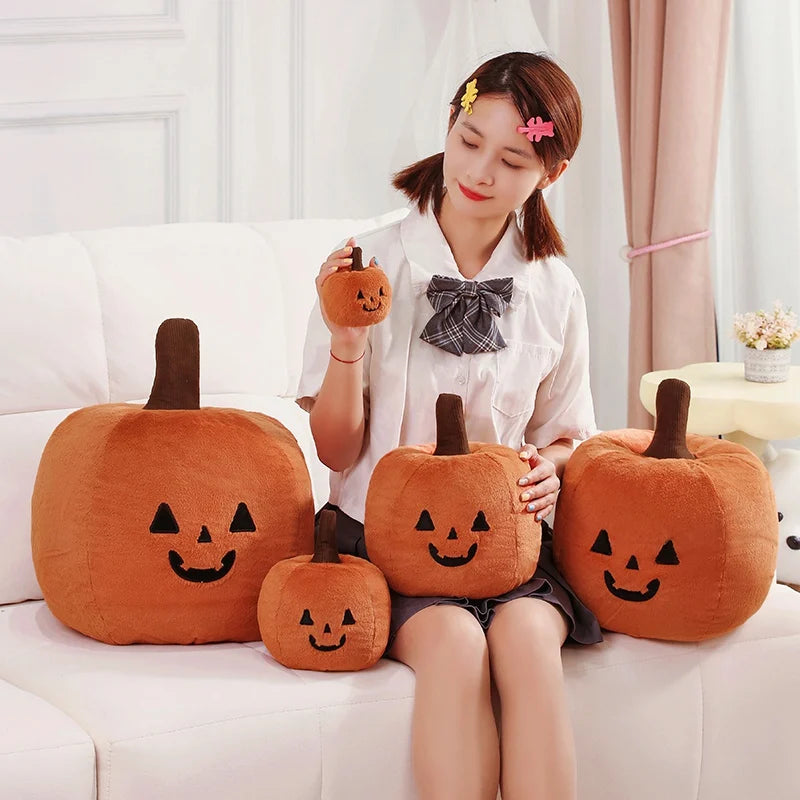 Orange Halloween Pumpkin Plush