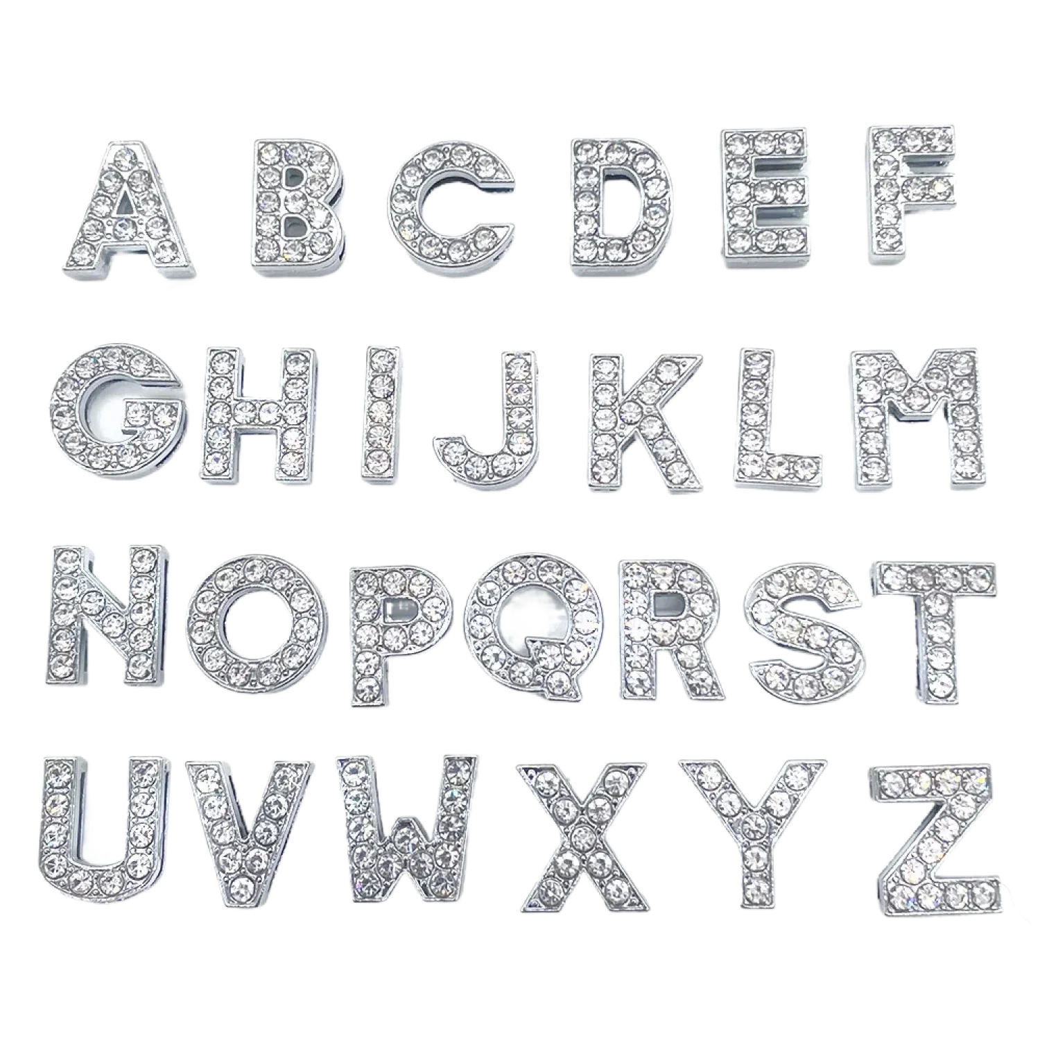 Rhinestones Letters Shoe Charms