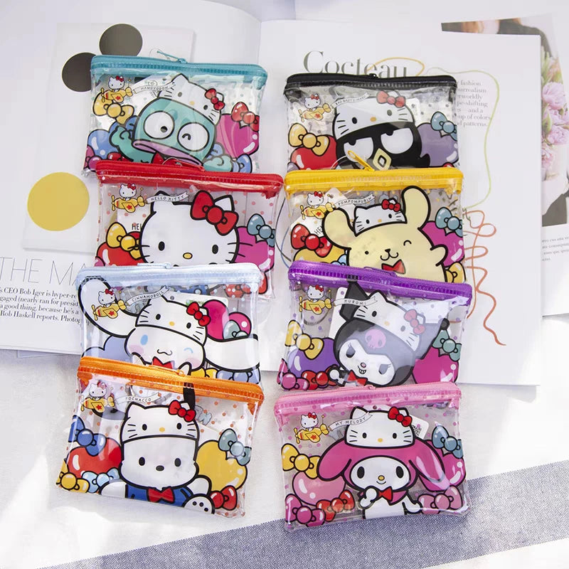 Kawaii-style Transparent Storage Bag