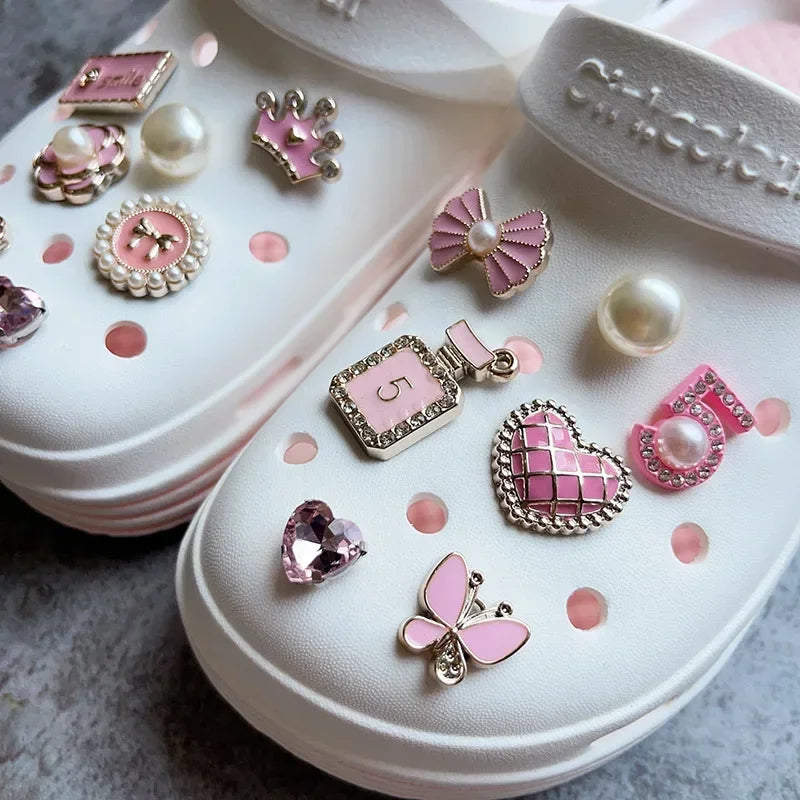 Rhinestone Girls Shoe Charms