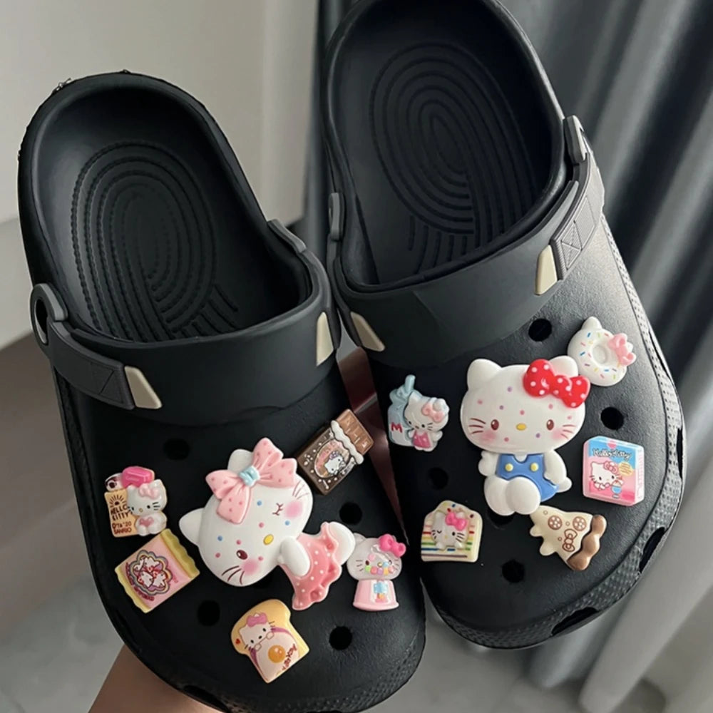 Kitty 3D Pink Shoe Charms