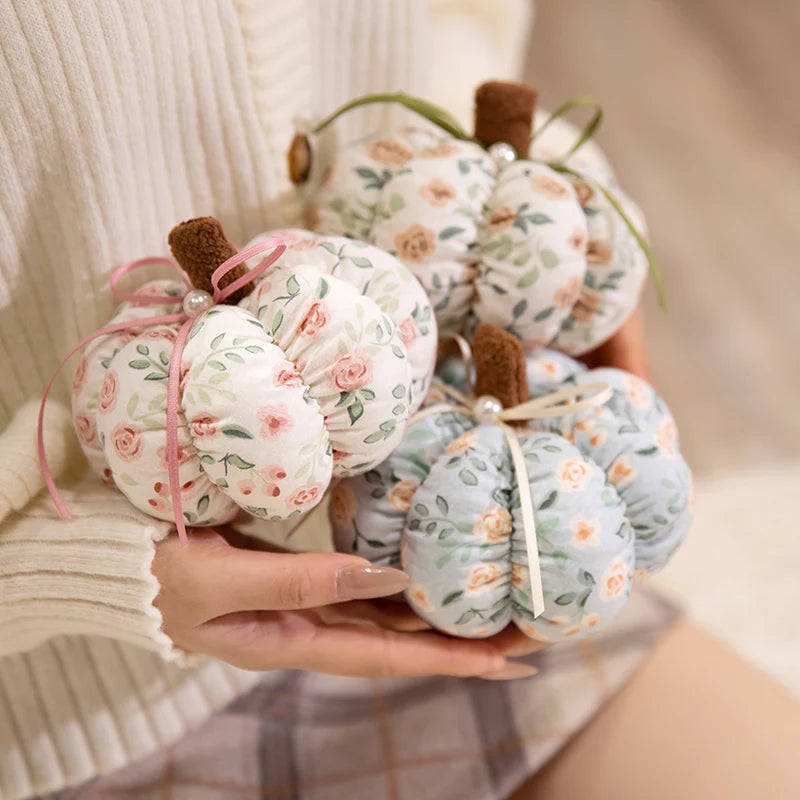 Knitted Pumpkin Plush Pillows Kawaii