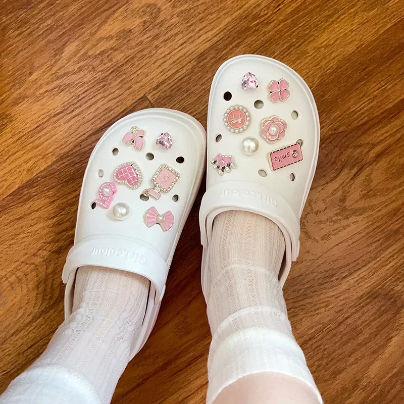 Rhinestone Girls Shoe Charms