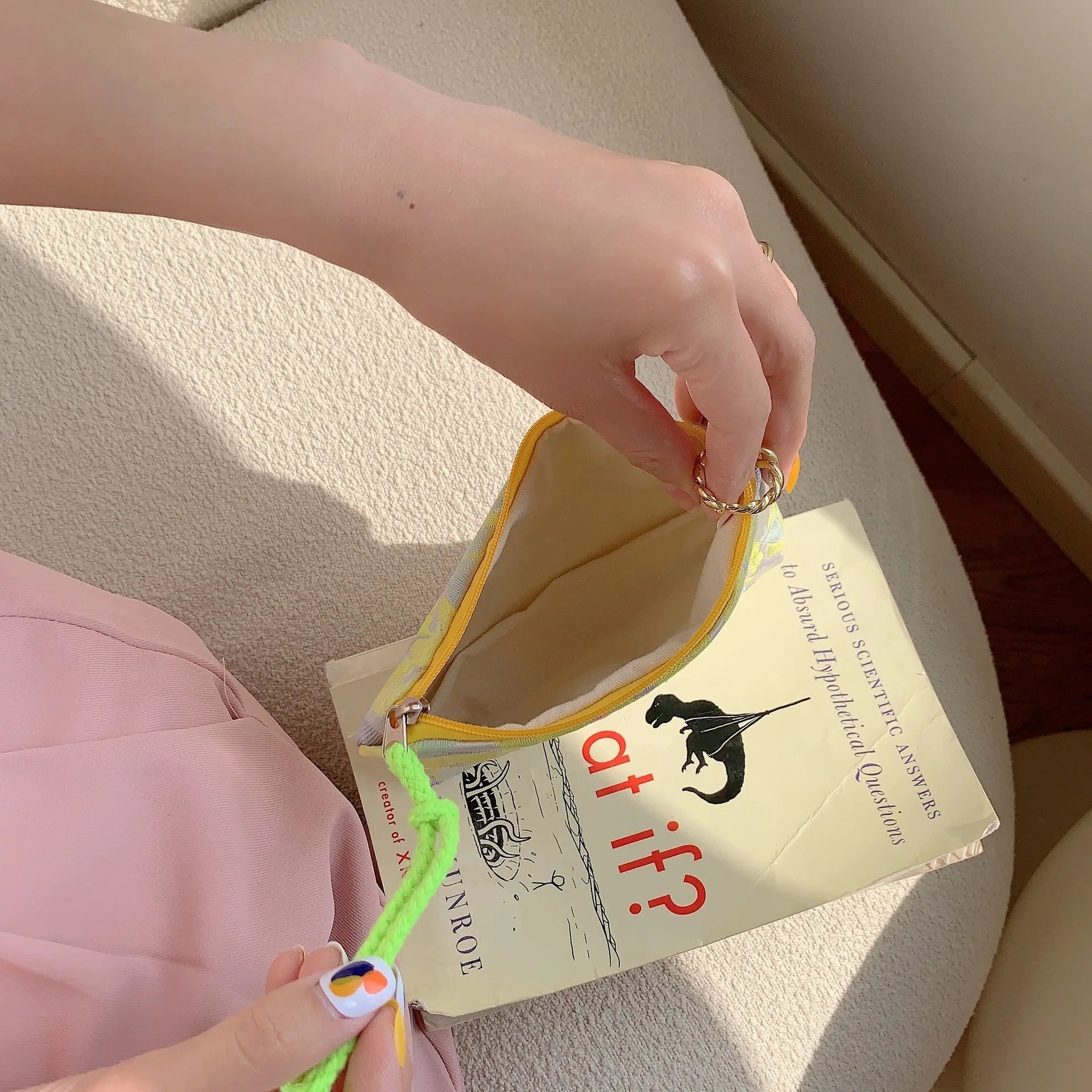 Kawaii Floral Travel Purse