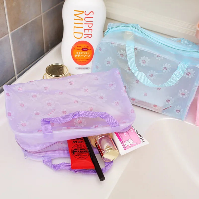 Floral Transparent Bag