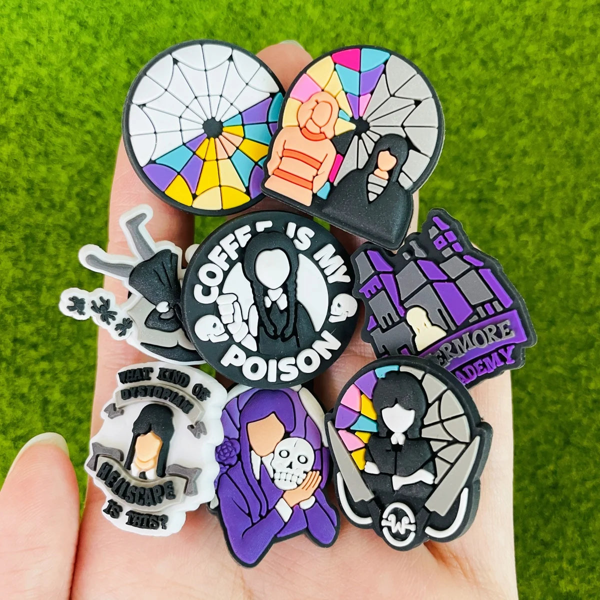 Wednesday Shoe Charms