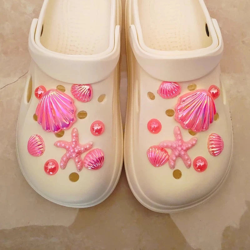 Shell Shoe Charms