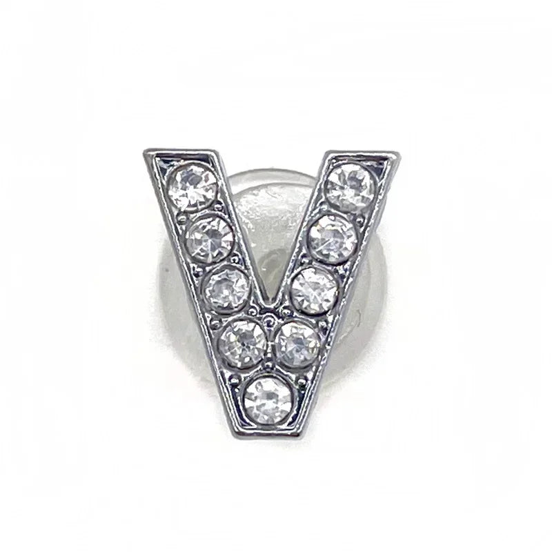 Rhinestones Letters Shoe Charms