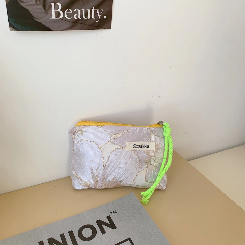 Kawaii Floral Travel Purse