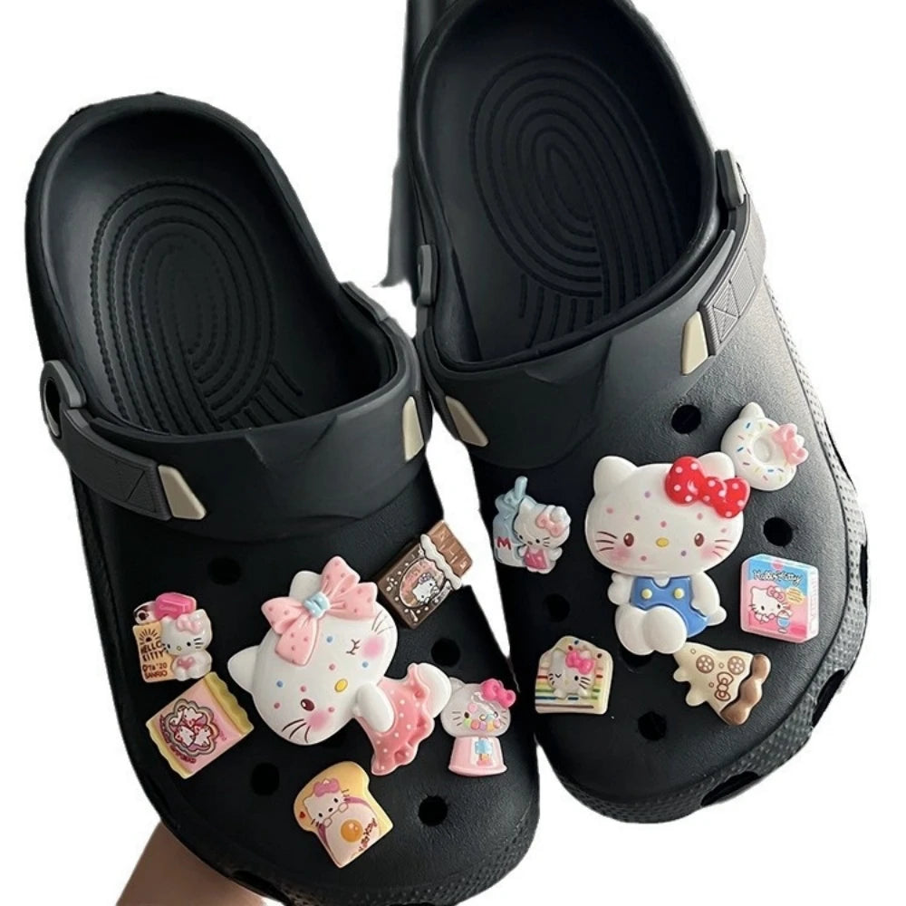 Kitty 3D Pink Shoe Charms