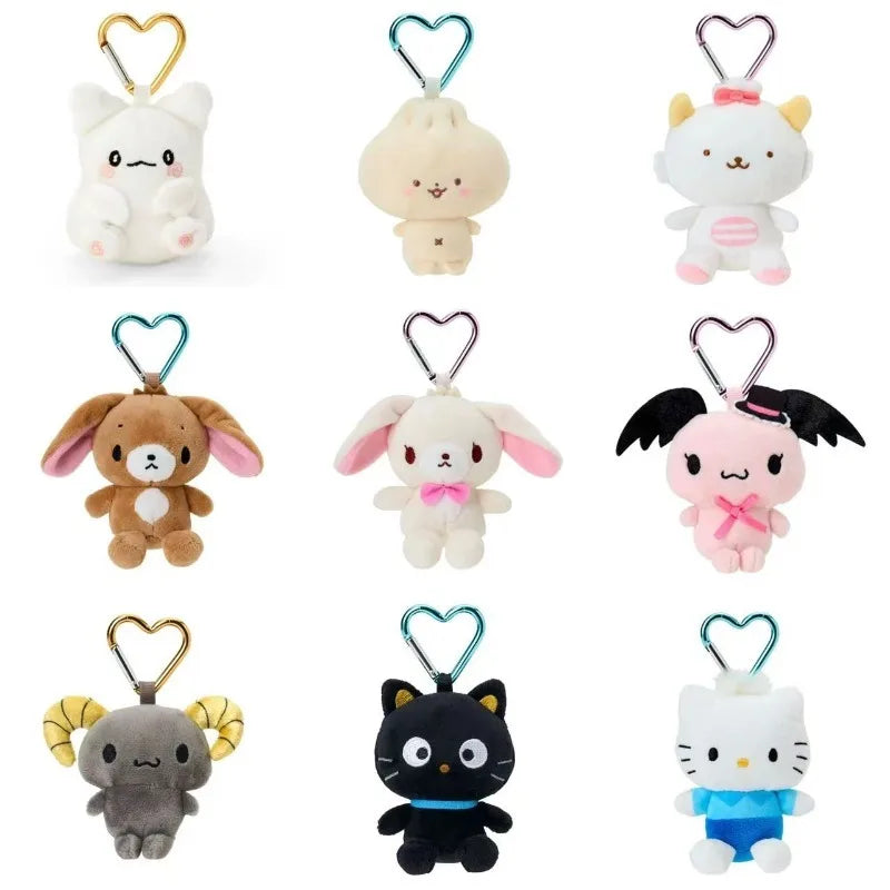 Plush Kitty Doll Keychain
