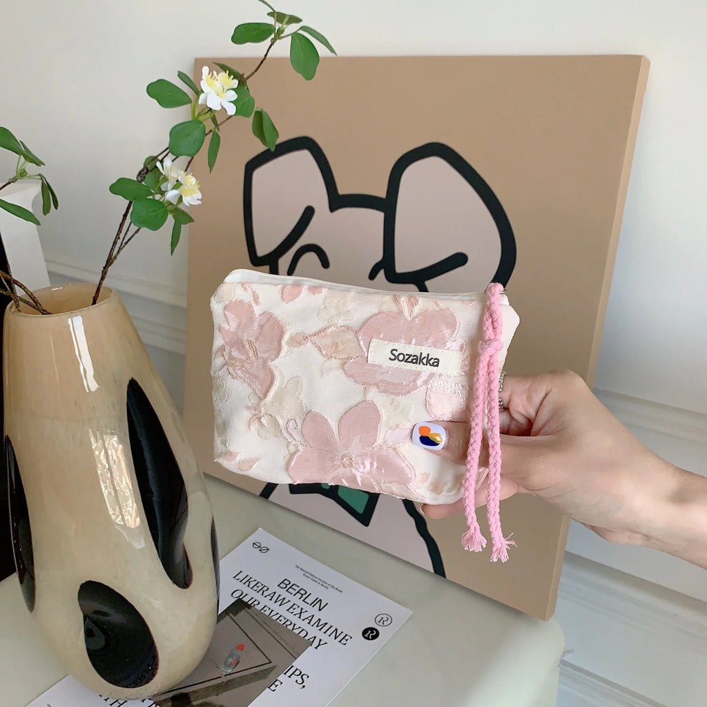 Kawaii Floral Travel Purse