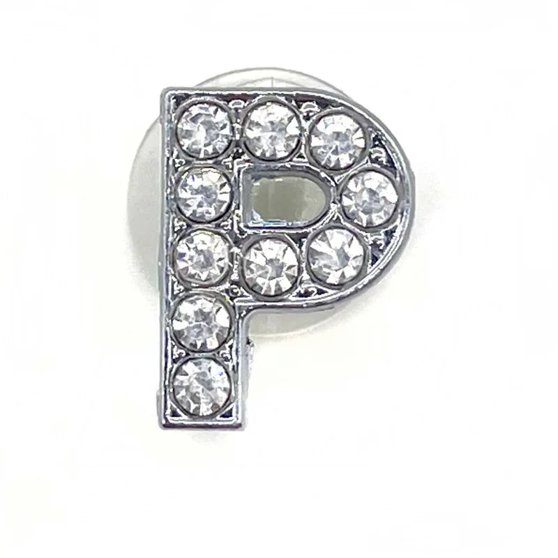 Rhinestones Letters Shoe Charms