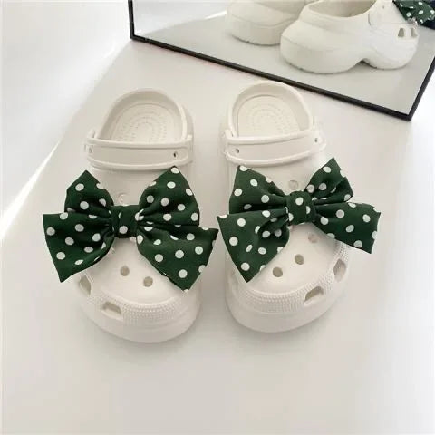 Bow-Knot Shoe Charms
