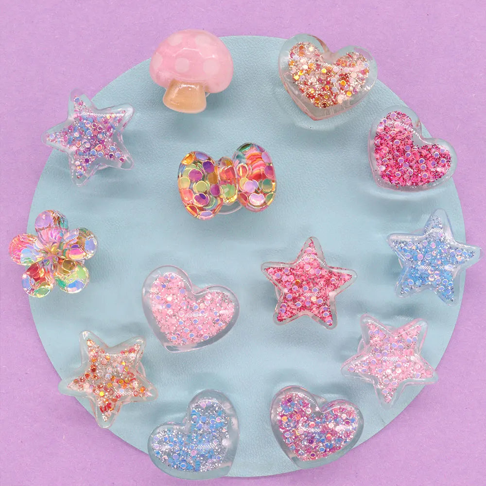 Shining Stars Shoe Charms 13pcs