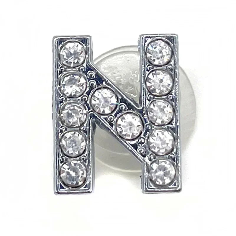 Rhinestones Letters Shoe Charms