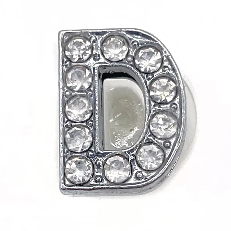 Rhinestones Letters Shoe Charms