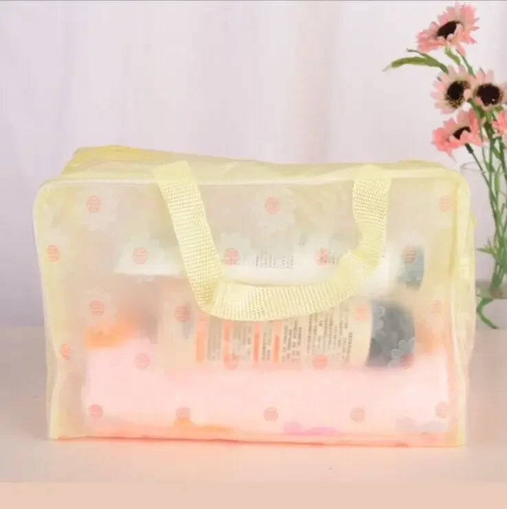 Floral Transparent Bag