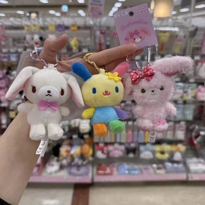 Plush Kitty Doll Keychain