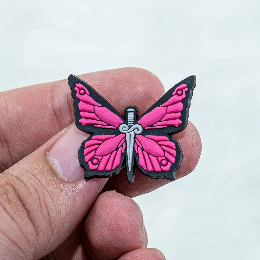 Pink Shoe Charms 20/50/100pcs