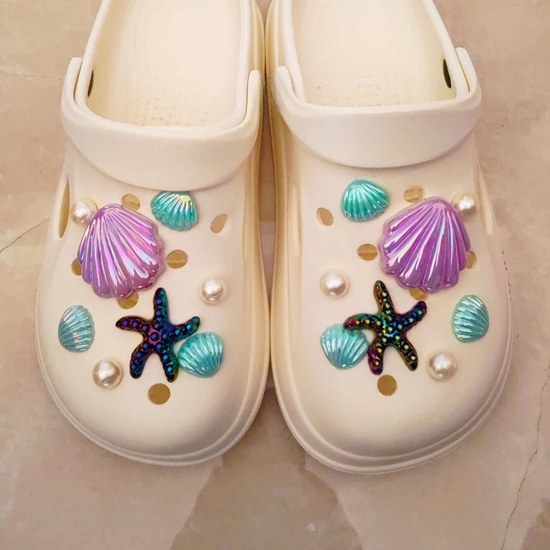Shell Shoe Charms
