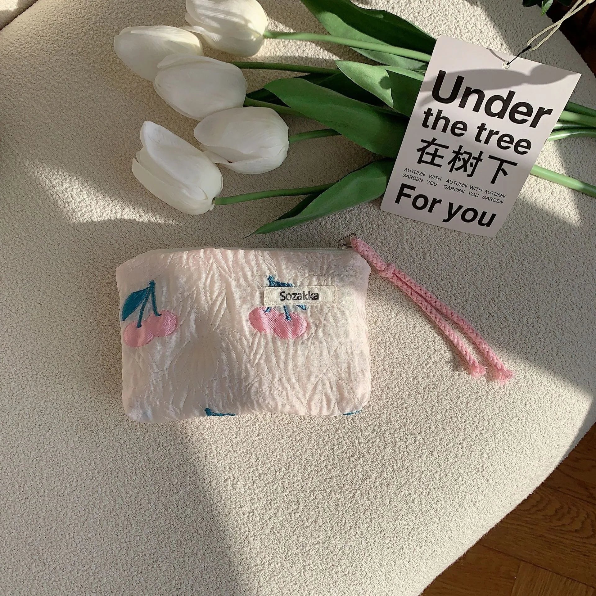 Kawaii Floral Travel Purse