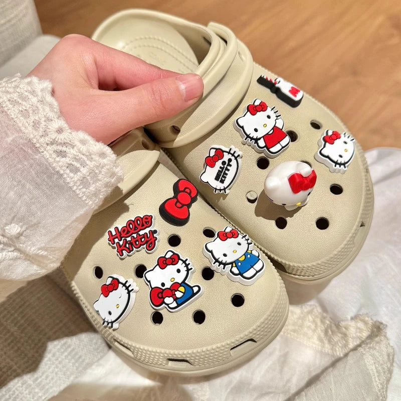 Sanrio Kitty 3D Shoe Charms Set