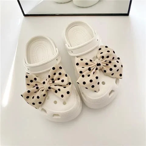 Bow-Knot Shoe Charms