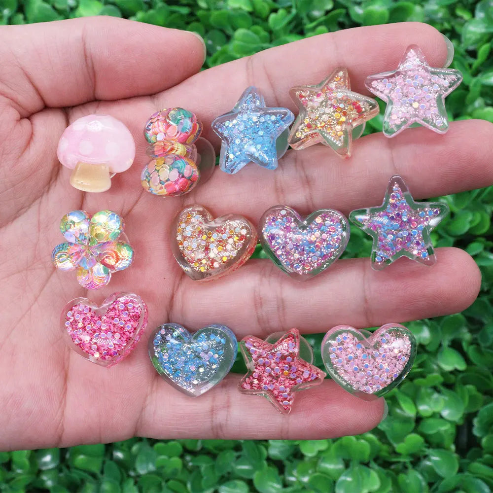 Shining Stars Shoe Charms 13pcs