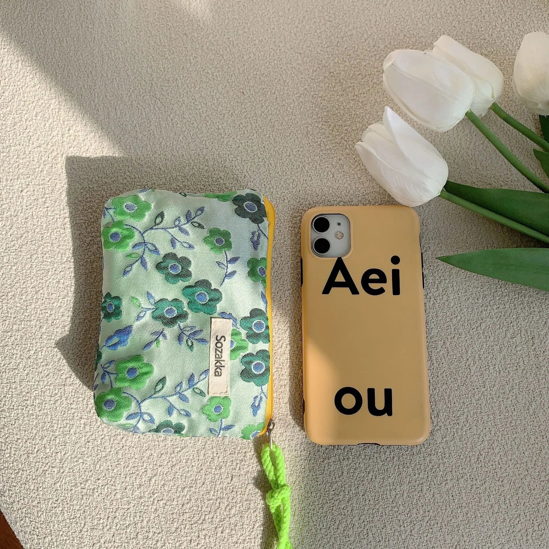 Kawaii Floral Travel Purse