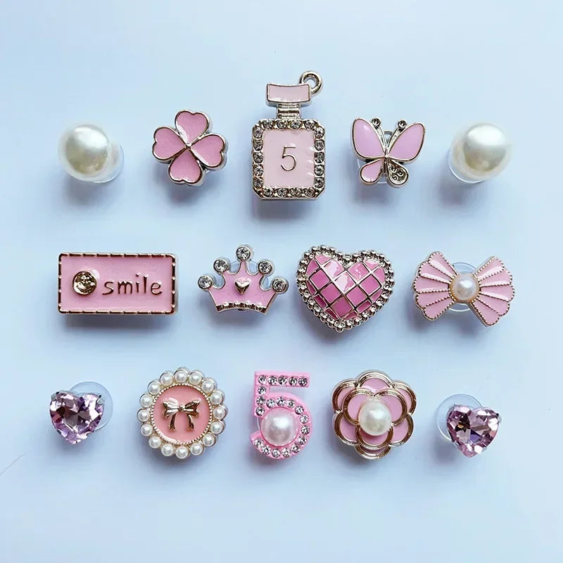 Rhinestone Girls Shoe Charms