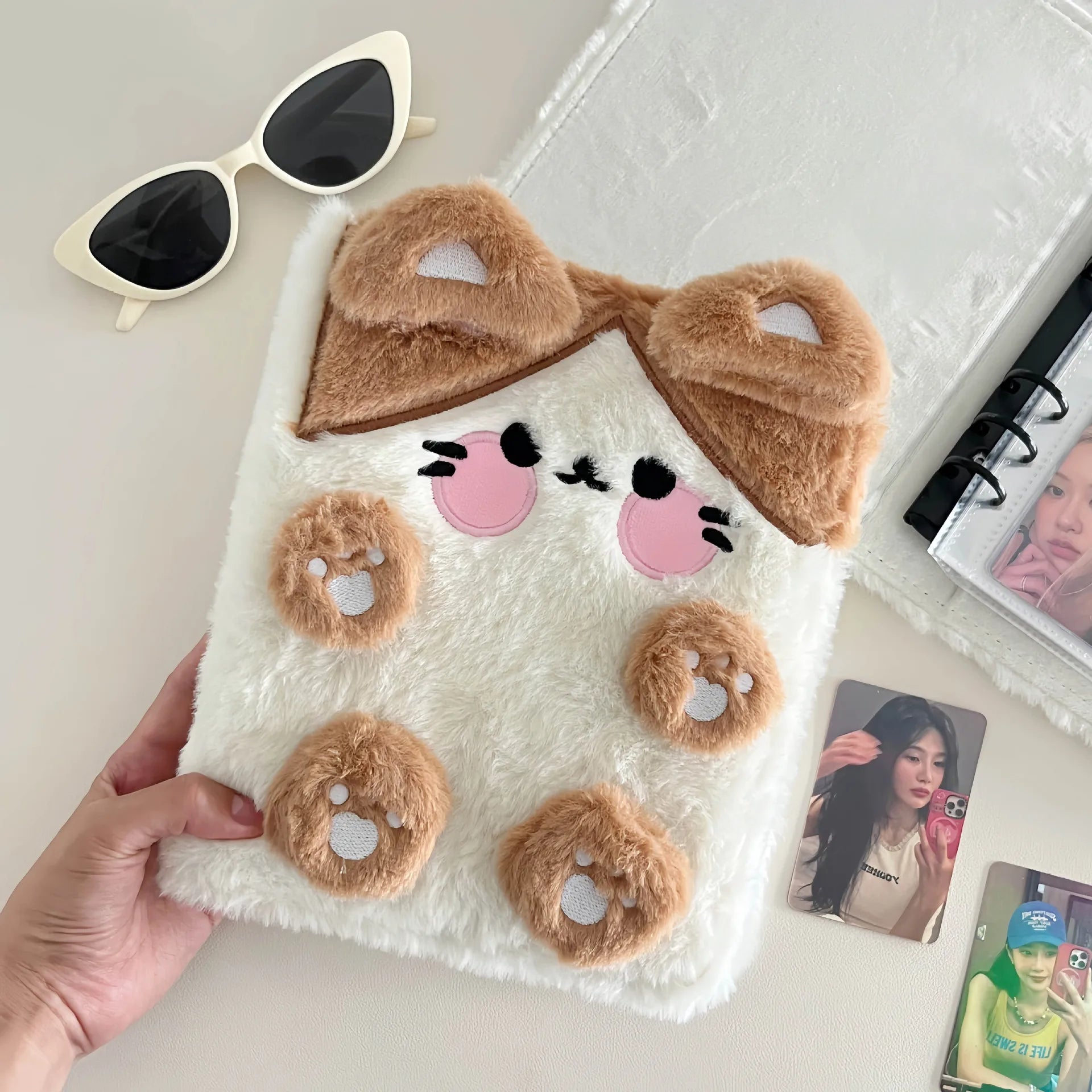 Plush Dog Binder