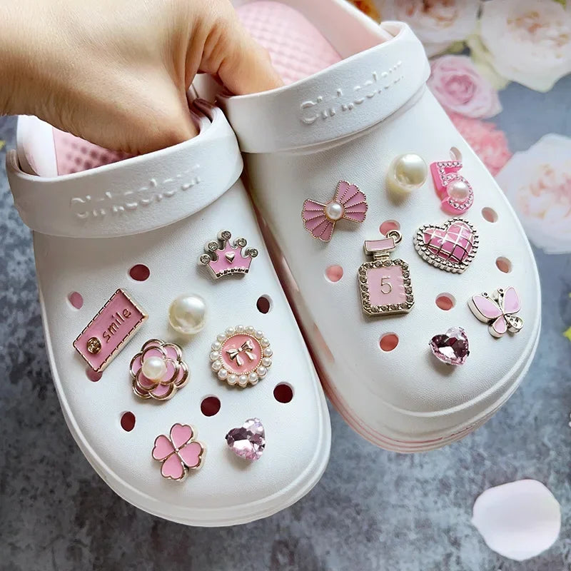 Rhinestone Girls Shoe Charms
