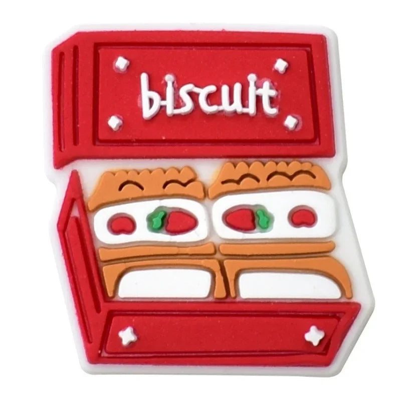 Cute Food Shoe Charms
