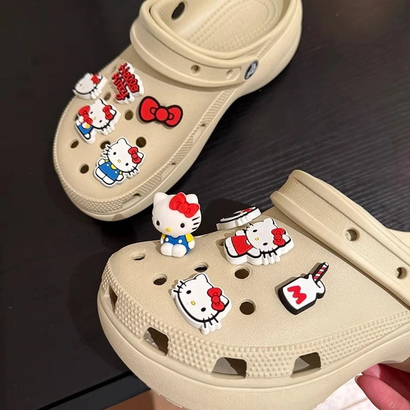 Sanrio Kitty 3D Shoe Charms Set