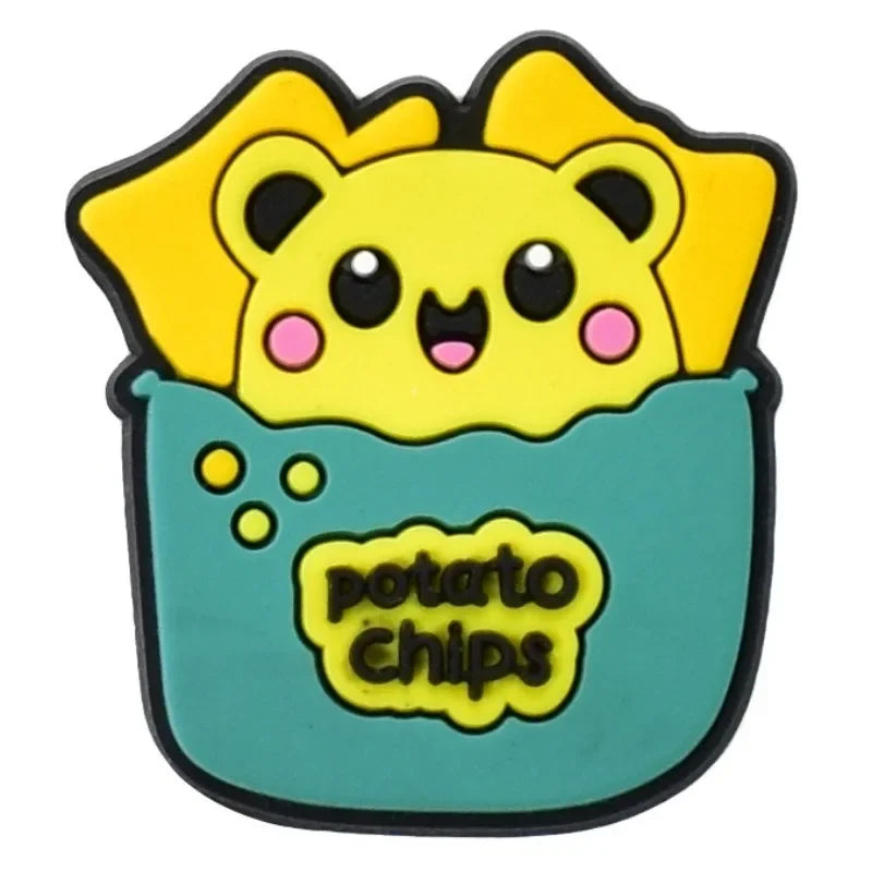 Cute Food Shoe Charms