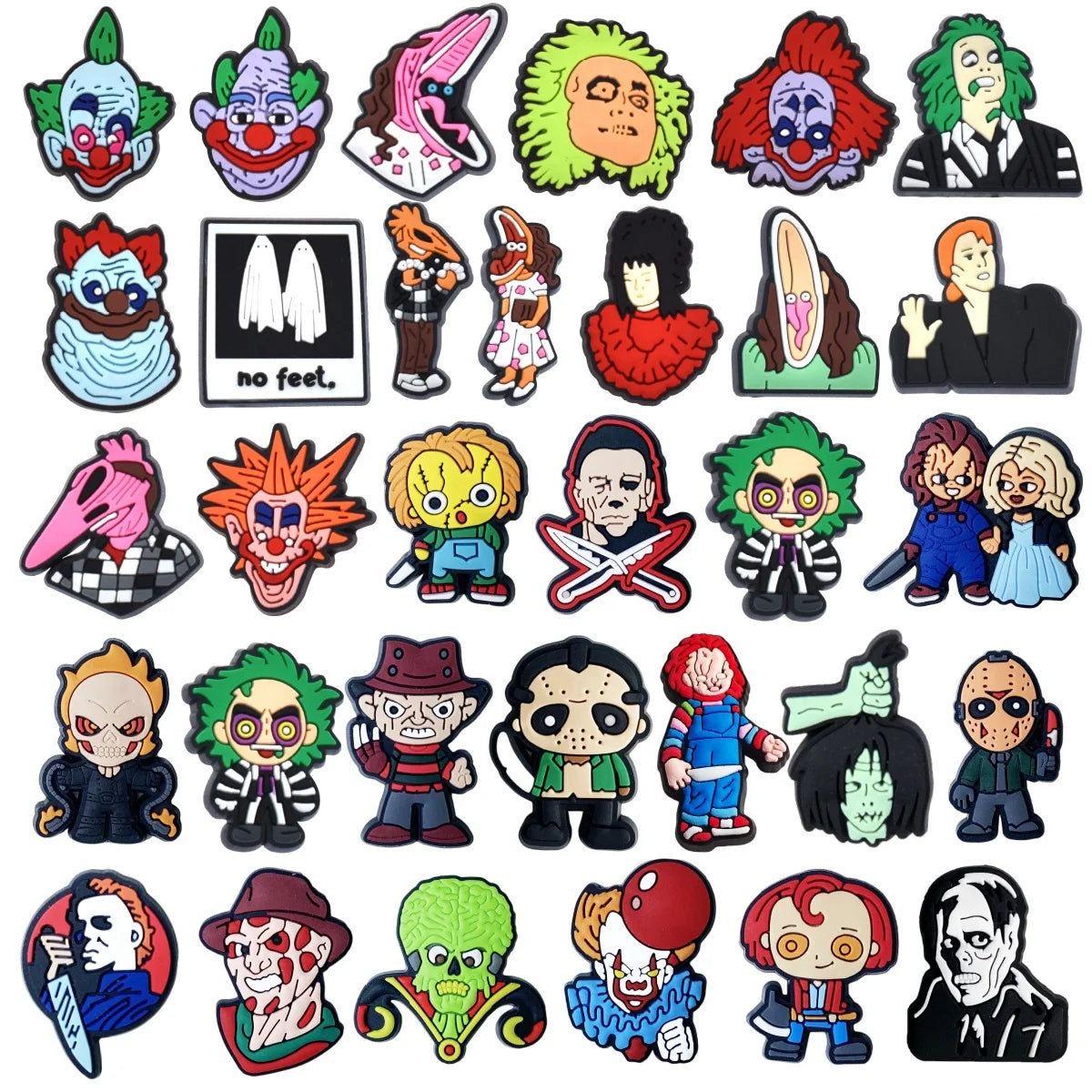 Halloween Shoe Charms 32Pcs