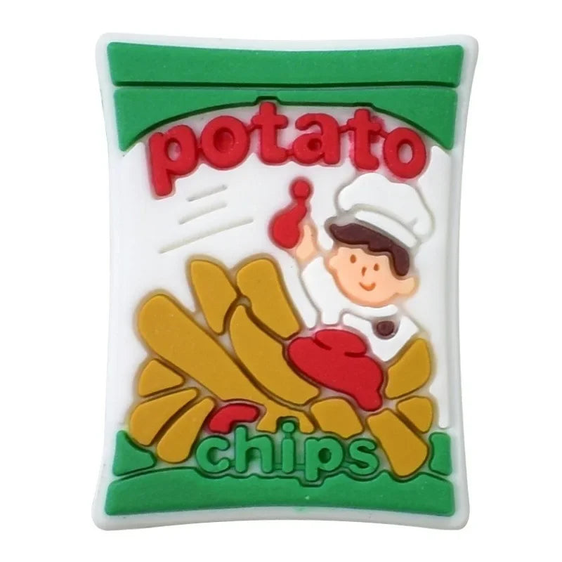 Cute Food Shoe Charms