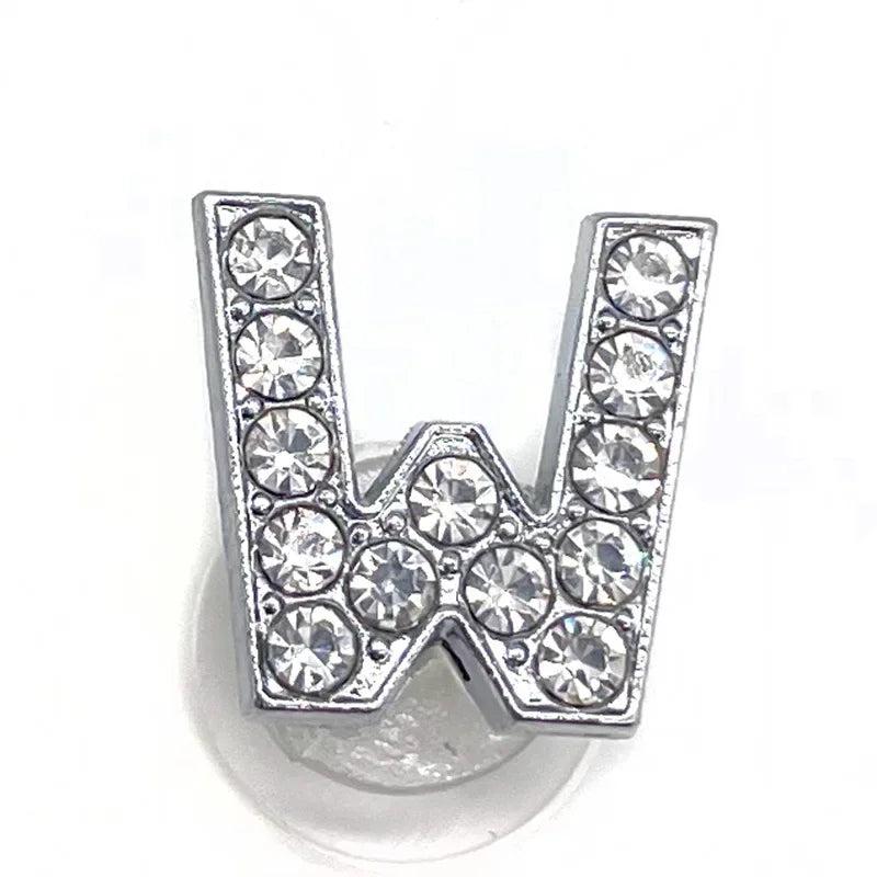 Rhinestones Letters Shoe Charms