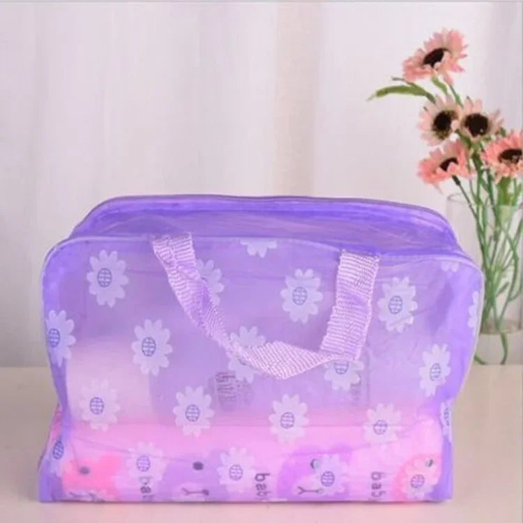 Floral Transparent Bag