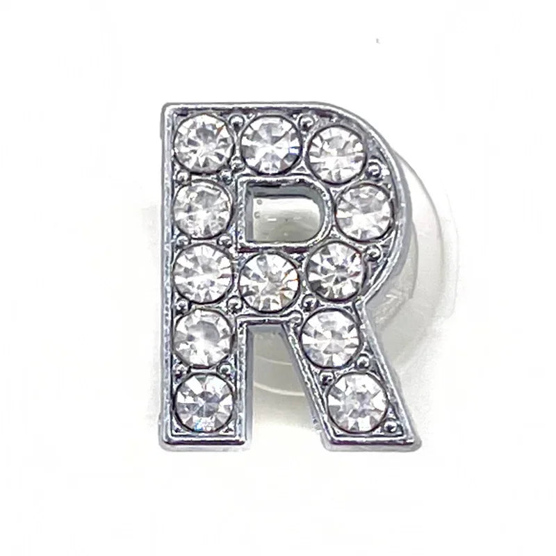 Rhinestones Letters Shoe Charms