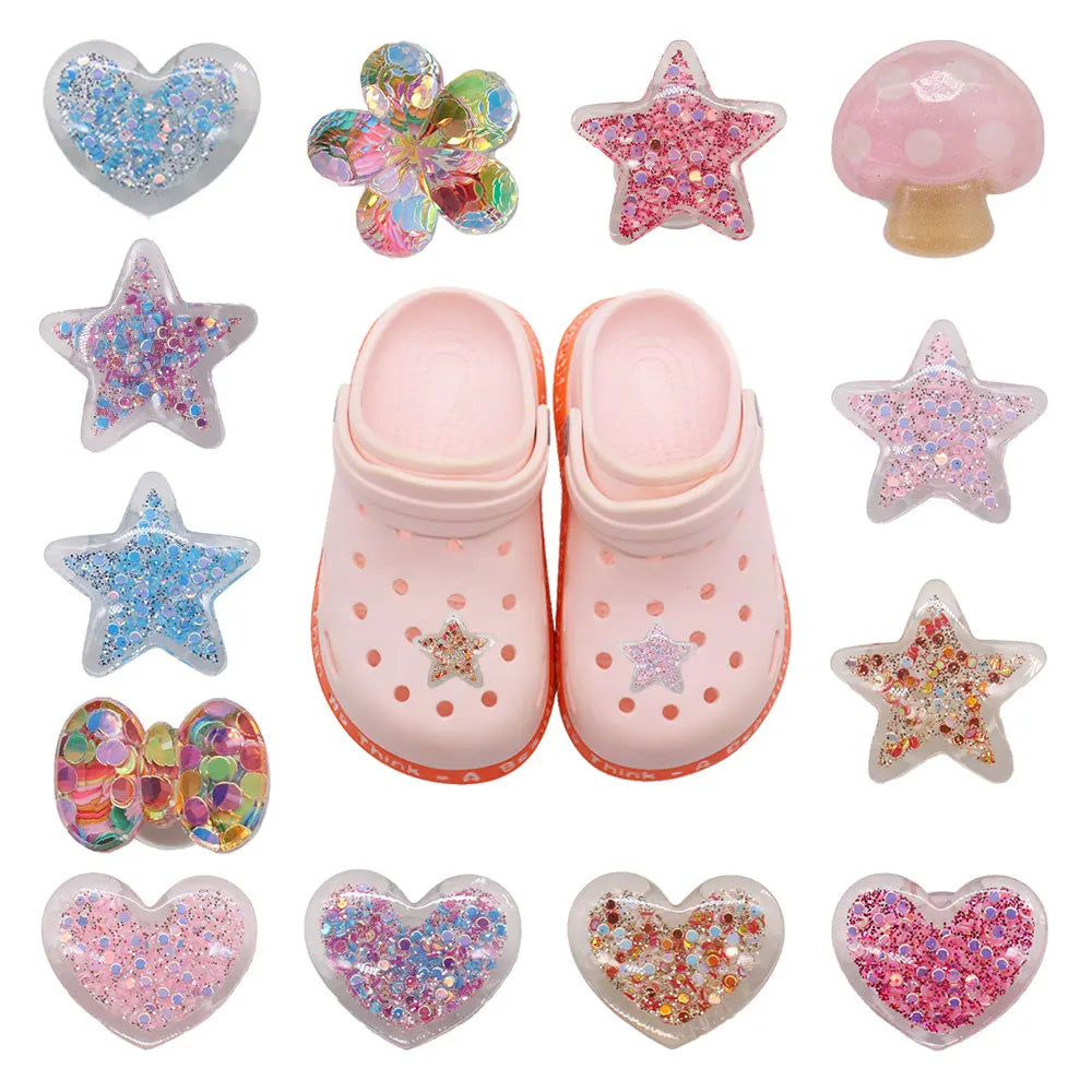 Shining Stars Shoe Charms 13pcs